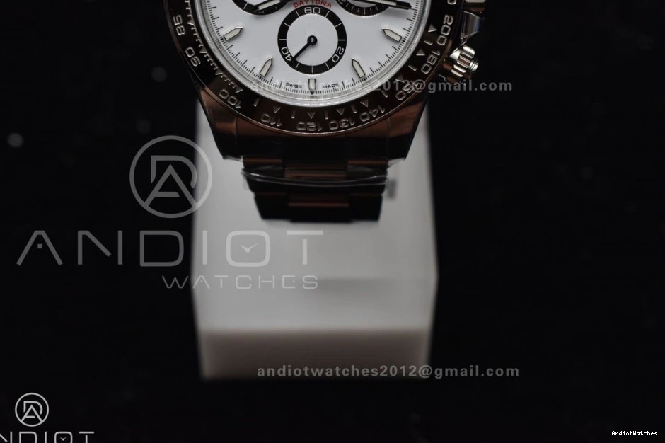 Factory In Dial 126500 SBF White FreshLook Rolex Steel 904L VS 1054 SL4801 1:1 Daytona Movement 0825
